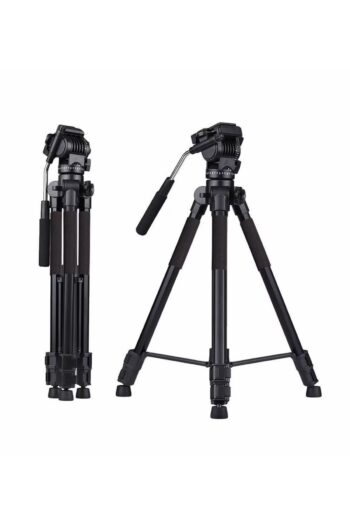FototekFotograf 170cm Profesyonel Hidrolik Kafa Video Tripod 10 kg Taşıma Kamera Tripot Kalın Bacak Tutma Süngerli