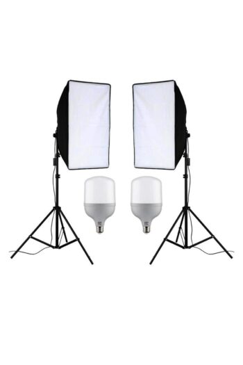 cazipshop Cazip Shop Video Softbox Sabit Işık Seti Sürekli Işık 50x70 Led Işık 200 Cm Ayak 2'li Set