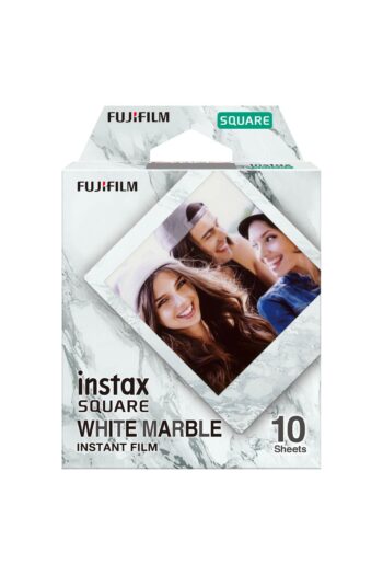 Fujifilm Instax Square Whitemarble 10'lu Kare Özel Film