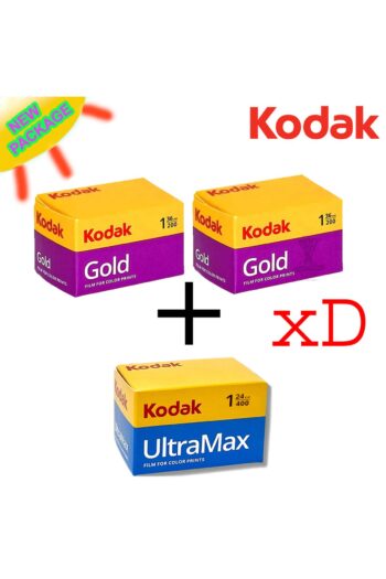 Kodak Renkli analog fotoğraf filmi 2adet gold 36 alana 1 adet ultramax 24 hediye