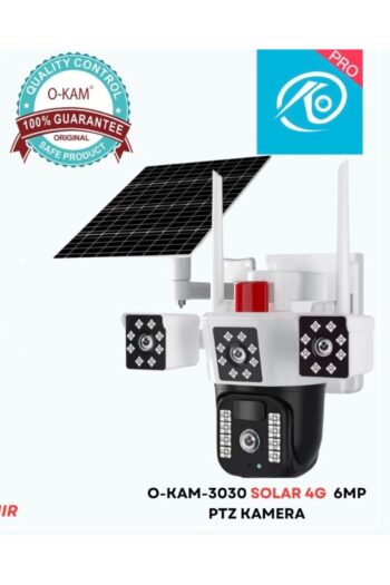 kendinalyap Solar Sim Kartla Çalışan Okam 3030 4g 6mp Ptz Dual Lens Güneş Panelli Kendinalyap Kamera
