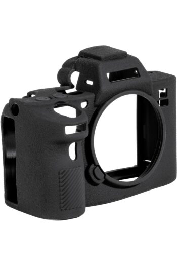 FototekFotograf Sony A7s Iıı Fotoğraf Makinesi Uyumlu Siyah Silikon Kılıf Koruma Kılıfı A7s 3 Silikon Case Uyumlu
