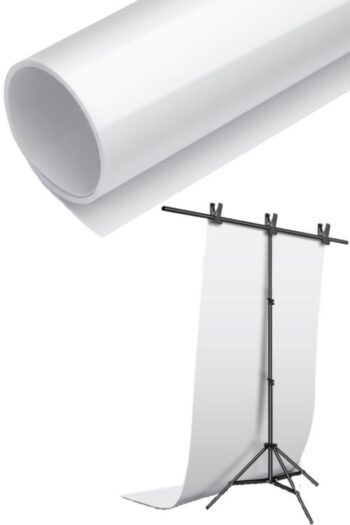 Deyatech 100 cm x 200 cm Pvc Beyaz Fon