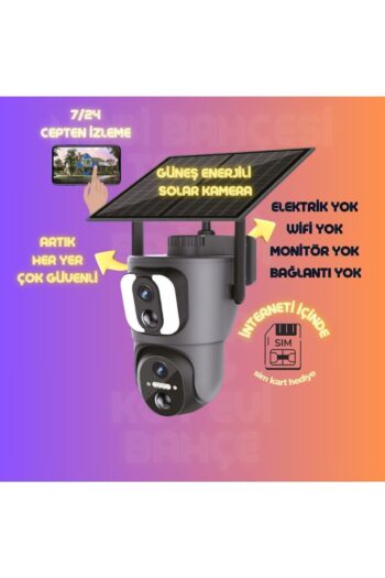 inox Güneş Enerjili Solar Kamera 5mp Çift Lens 238