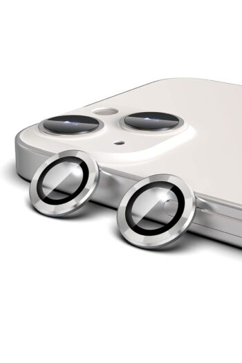 Microcase Iphone 13 Kamera Camı Lens Koruyucu Halka Set - Gümüş