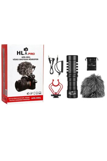 FototekFotograf Hlypro HPR-MM1 Condenser Shotgun Mikrofon Kiti