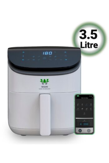 Wiami Wiami Air Fryer 3.5 Litre Beyaz Akıllı Fritöz, Pişirme Kabı Hediyeli