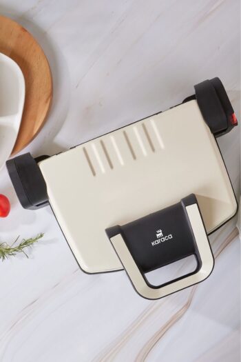 Karaca Future Essential Tost Makinesi Matte Krem 1800 W 4 Dilim Kapasiteli