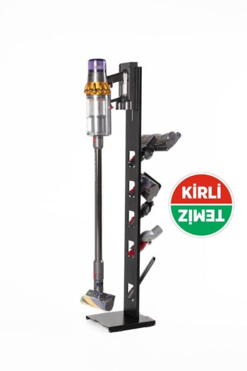 thorqtech Dyson Uyumlu Dikey Süpürge Standı Siyah Renk Dyson V15 - V12 - V11 - V10 - V8 Modellere Uyumlu