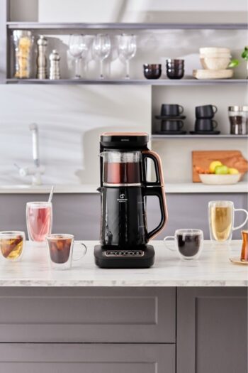 Karaca Robotea Pro Quartz 4 in 1 Konuşan Çay Makinesi Black Copper
