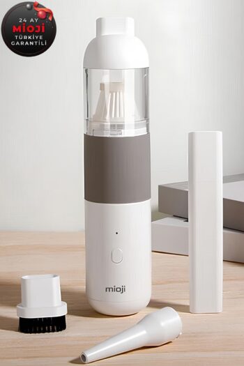 Mioji Mio 3 3000mah 6000pa Taşınabilir Mini Şarjlı Araç Ve El Süpürgesi - Beyaz
