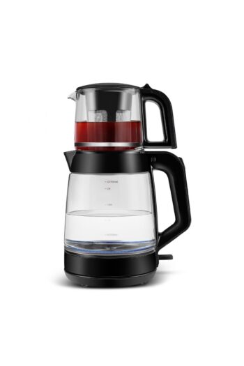Karaca Glass Tea XL 2 in 1 Cam Çay Makinesi Shiny Black