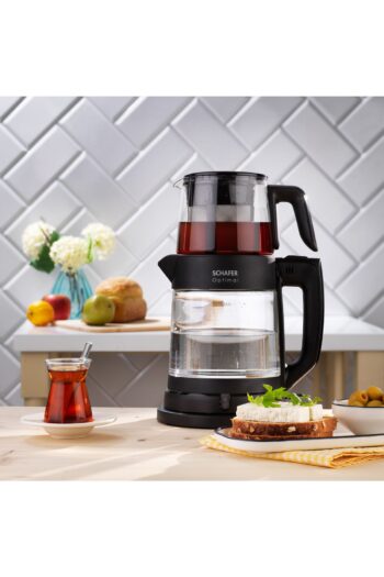Schafer Optimal Elektrikli Cam Çay Makinesi-siyah