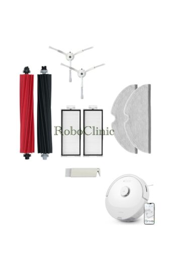 Roboclinic Roborock Q8 Max, Q8 Max Plus Uyumlu Fırça Hepa Filtre Mop 1.Sınıf İthal Yenileme Seti.