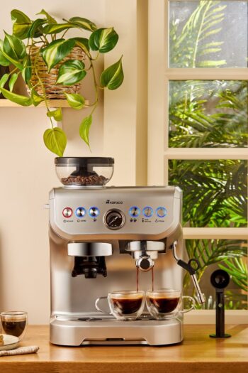 Karaca Coffee Art Barista Öğütücülü, Süt Köpürtücülü Espresso Latte Cappuccino Americano Makinesi