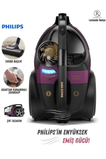 Philips Marathon Ultimate Premium Toz Torbasız Süpürge, Hepa Alerjik Filtreli, Lambader Hediye