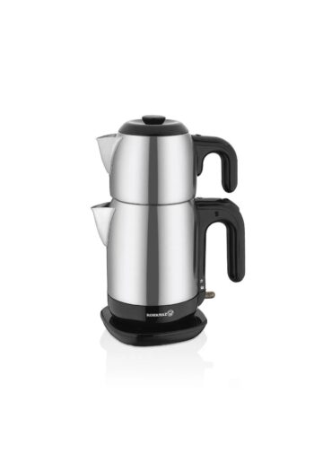 KORKMAZ Demtez Satin/Siyah Elektrikli Çaydanlık 1.6 lt A369-13