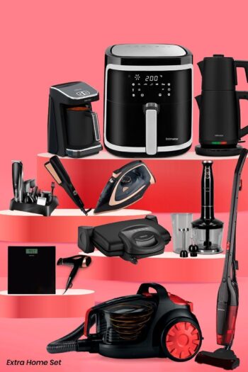 GoldMaster Extra Home Set 61 Parça Avantajlı Elektronik Evlilik Paketi Elektrikli Mutfak Çeyiz Seti