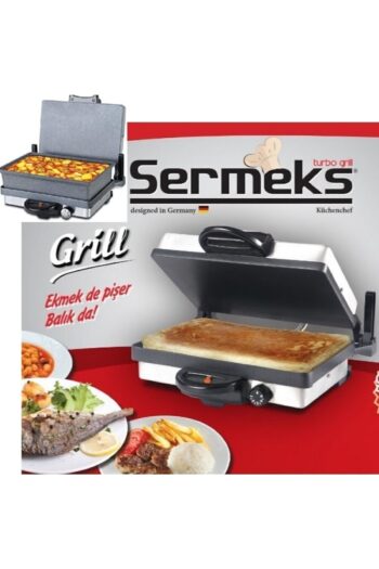Sermeks Grill Bazlama/lahmacun/tost Makinesi Pişirici Tavalı