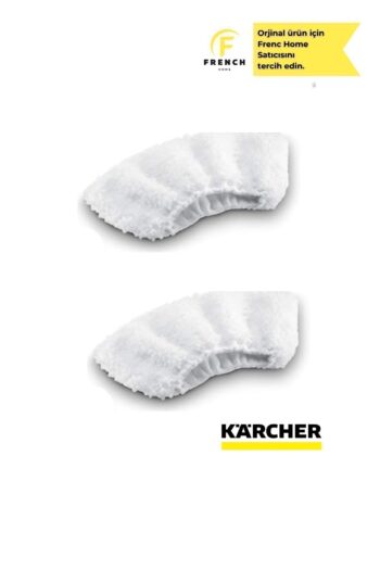 FRENCHOME Karcher Beyaz Buharlı Temizlik Makinesi Beyaz Microfiber Bez Ikili Sc2 Sc3 Sc4 Sc5 Uyumlu