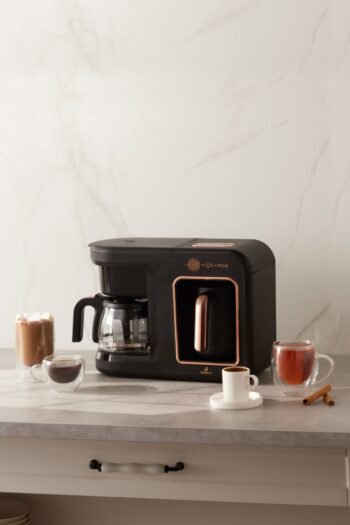 Karaca Hatır Plus Mod 5 In 1 Essentıal Türk Kahve Makinesi Black Copper