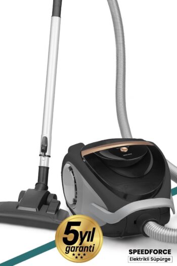 GoldMaster SpeedForce Çift Hepa Filtreli 2.5 L Geniş Hazneli Toz Torbasız 5 Yıl Garantili Elektrikli Süpürge