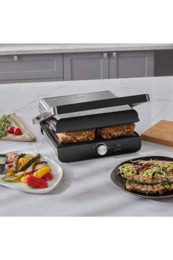 HOMEND Grilliant 1346h Inox Gövdeli Döküm Plakalı Tost Ve Izgara Makinesi