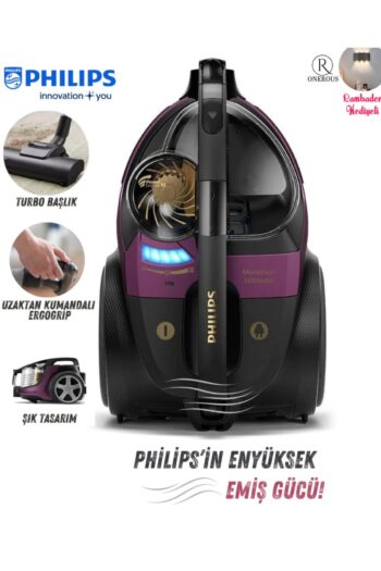 Philips Halı ve Sert Zeminler İçin Güçlü Emiş, Kolay Kullanım ve Sessiz Çalışma Özellikleri