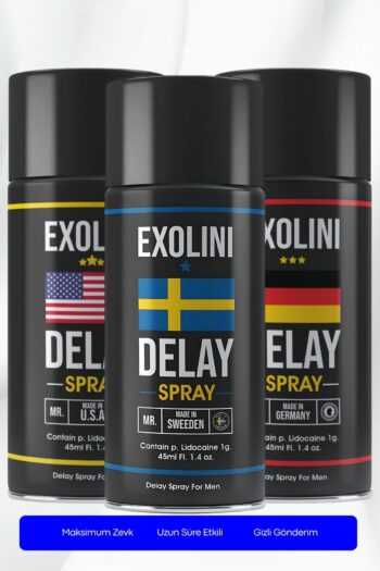EXOLİNİ Exolini Amerika, İsveç ve Almanya 45ml 3'lü Eko Paket: Üçlü Güç Bir Arada!