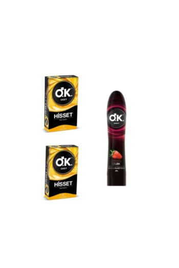 Okey Hisset 10 Lu Prezervatif + Çilek Kayganlaştırıcı Jel 100 ml