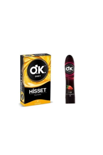 Okey Hisset 10'lu Prezervatif + Çilek 100 Ml Kayganlaştırıcı Jel