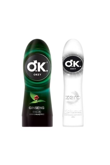 Okey Ginseng Masaj Jeli + Zero Kayganlaştırıcı Jel 2li Set