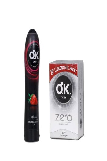 Okey Prezervatif Zero 20'Li Paket + Çilek Jel 100 ml