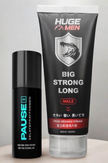 HUGE MEN Zamanı Durdurun Penis Geliştiricili ve Geciktiricili Sprey