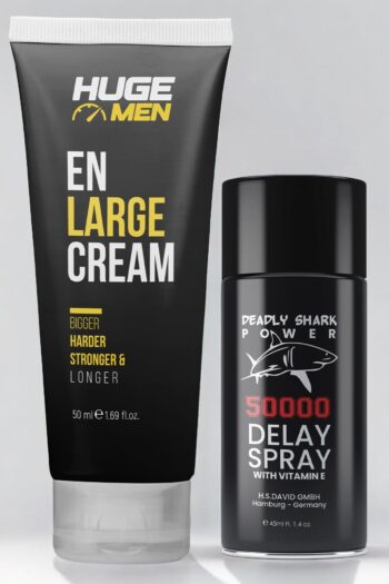 HUGE MEN Doğal İcerikli Set Penis Büyütücülü ve Geciktiricili Etkili 45 ml Sprey