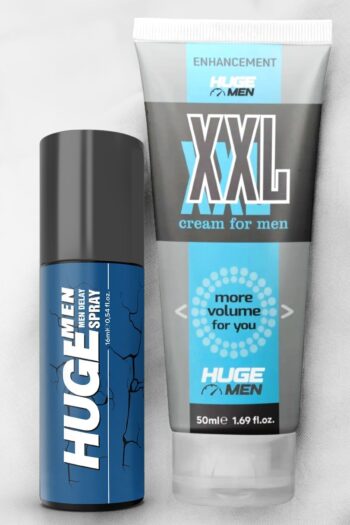 HUGE MEN Zamanı Durdurun Penis Geliştiricili ve Geciktiricili Sprey