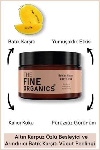 THE FINE ORGANICS Minyatür Altın Karpuz Özlü Besleyici ve Arındırıcı Batık Karşıtı Vücut Peelingi