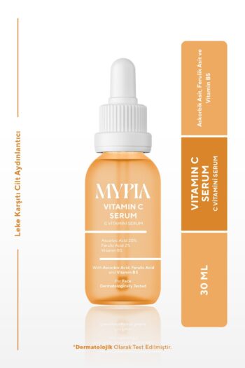 Mypia Cosmetics C Vitamin Serum Leke Karşıtı Aydınlatıcı, Glutatyon Etkili, Askorbik Asit %20, Ferulic Acid %2 30 ML
