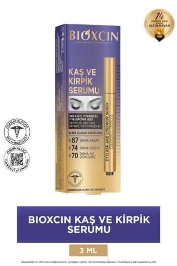 Bioxcin Kaş Kirpik Serumu - Kolajen Hyaluronik Asit Hint Yağı Keratin Peptidleri B5 Biocomplex B11