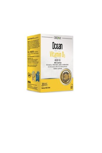 Ocean Çocuklar Ve Yetişkinler Için D3 Vitamini 600 Iu Sprey 20 Ml