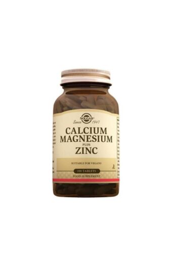 Solgar Calcium Magnesium Plus Zinc 100 Tablet