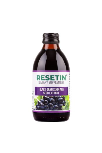 Resetin 250 ml Siyah Üzüm Kabuk ve Çekirdek Ekstraktı Takviye Edici Gıda