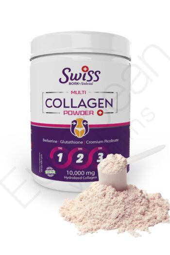 Bork Swiss Natural Bork Multi Kolajen Powder 330 gr Multivitamin Zengin Gıda Takviyesi Tip 1-2-3