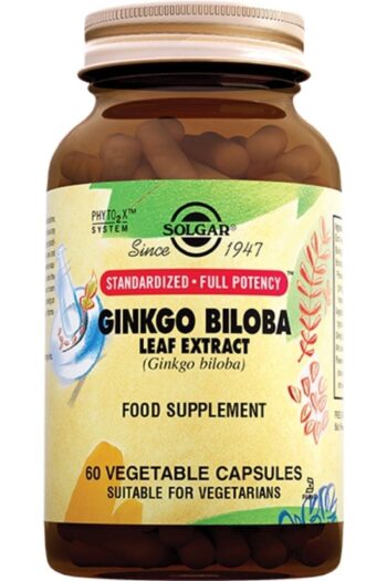 Solgar Ginkgo Biloba Leaf Extract 60 Kapsul (ginko)