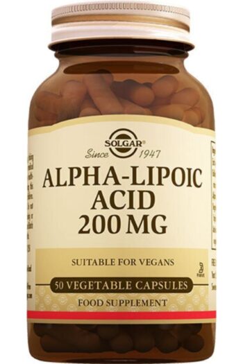 Solgar Alpha Lipoic Acid 200 mg 50 Kapsül Alpa Lipoik Asit