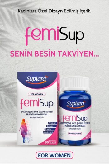 Suplara Femisup For Women Civanperçemi, Hayıt, Şakayık Ekstresi, Multivitamin Mineral Gıda Takviyesi
