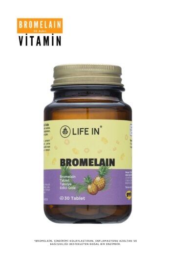Life In Bromealin 30 Tablet, sindirim sistemi vitamin, bağışıklık vitamin