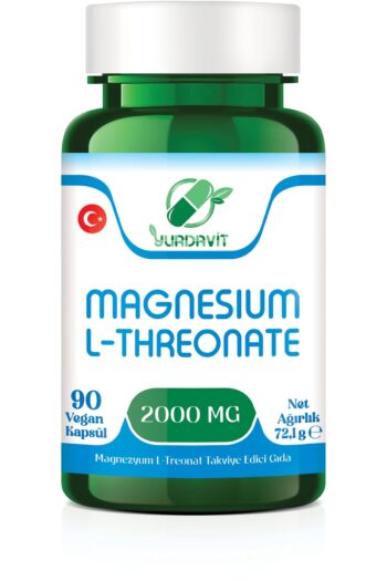 Yurdavit Magnesium L-threonate Magnezyum L-treonat 2000 Mg 90 Kapsül Vegan