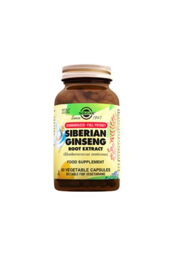 Solgar Siberian Ginseng Root Extract 60 Vegi Kapsül