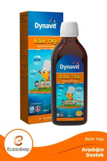 Dynavit Portakal Aromalı Balık Yağı 150 ml  Omega 3 ve DHA Takviyesi